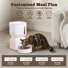 Automatic Cat Feeder And Water Dispenser Fw1  3l Cat Food Dispenser With Lock   