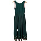 Vintage Licht Trachtenhaus Dirndl Dress Green Oktoberfest Embroidered Sz 10