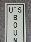 Vintage Us National Park Service Boundary Sign - Thick Plastic 12 