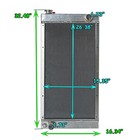 22482277 Radiator Fit Ingersoll Rand Air Compressor C185wkub T4i-d95 Doosan P185