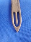 Antique Maine Nautical Hand Carved Primitive Wood Shuttle Fish Net Repair Tool