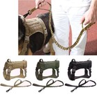 Tactical Dog Vest Us Working Dog Military Harness With Handle No-pull Large