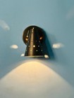 Mid-century Brass Wall Sconce Cone Shade Modern Vintage Style Bedside Wall Lamp