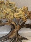 Mcm Large 39    Curtis Jere Brutalist Style Brass Copper Tree Of Life Wall Art