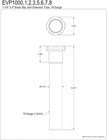 Fauceture Evp1006 Century 8-inch X 1-1 4 Inch O d Slip Joint Brass Extension Tub