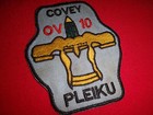 Vietnam War Patch Us Air Force Ov-10 Covey Platoon Bronco In Pleiku Province