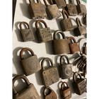 Vintage And Antique Lock Collection With Mismatched Keys