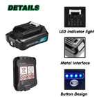 2 0ah For Makita 12v 10 8v Battery Charger Bl1021b Bl1020 Bl1041b Li-ion Lxt New