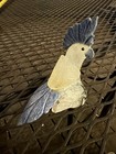 Brazilian Natural Gemstone Bird Cockatoo On Geode