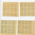 1928 Latvia Russian Empire Imp Blocks Of 12 Stamps Mnh og---rare Blocks--100 00 