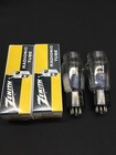Matched Pair Zenith 6a5g Power Amplifier Vintage Vacuum Tubes Tested S 8582