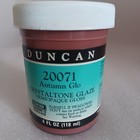Duncan  Discontinued Rare Crystaltone Glaze Autumn Glo  20071 Nos  Semi- Opaque
