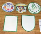 Mixed Lot Of 5 Girl Scouts Gsa  Iron On Fun Patches