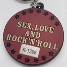 Social Distortion Band Rubber Keychain  Retro 2004  Brand New  Rare  2 Side 