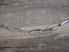 Native American Sterling Silver 24  Link Chain Link Necklace - Yazzie