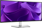 Dell P3424web 34  Curved Video Conferencing Monitor Wqhd Ips Usb-c Hub Kvm New