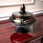  Vintage Authentic Hand-engraved Turkish Copper Trinket Dish 