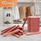 Homode Cedar Blocks For Clothes Storage  50pcs 1 Count  pack Of 50 