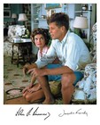 President John F  Kennedy   Jackie Kennedy Autographed 8x10 Framed Photo