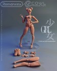 Us Romankey X Cowl 1 12 Suntan Girl Action Figure Body Flexible 6  Female Doll