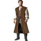 Men s Pirate Vest Medieval Costume Renaissance Role Playing Waistcoatz3785bnl