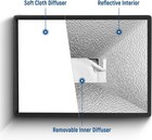 Neewer Flash Diffuser Light Softbox 9  X 7   Universal New  5c 