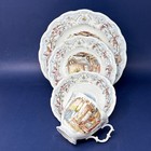 Royal Doulton Brambly Hedge Four Seasons Winter 4 Piece Plate Setting 1982-1983