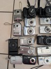Lot Of 20  Digitalcamerasfor Parts Canon Kodak Nikon Olympus Hp Fujifilm Vivitar