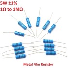5w Big Power Metal Film Resistor   1  - Full Range Of Values   1   To 1m    