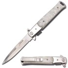 9  Italian Milano Stiletto Tactical Spring Assisted Open Folding Pocket Knife