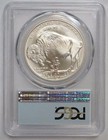 2001-d American Buffalo Silver Dollar Pcgs Ms-70 Black Diamond Label  210
