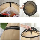 Oxford Cloth Pop-up Camp Trash Can Portable Collapsible Garbage laundry Basket