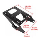 Detachable 2 Up Luggage Pack Trunk Mount Rack For Harley Touring Road Glide 14 