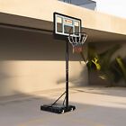 Portable Basketball Hoop Adjustable 4 4-10ft Height Backboard Outdoor Sport Game