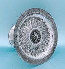 Victorian Rogers   Bros Civil War Era Silver Plate Figural Cherub Card Receiver