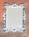 Vtg Silver-toned Metal Ornate Filigree Scroll Picture Frame 5x7