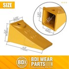 X156 X156s Dirt Teeth Bucket Teeth tooth Short With P156 Roll Pins - 5 Pack