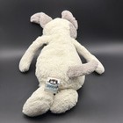 Jellycat Of London Medium Bashful Terrier Plush Gray White Puppy-retired