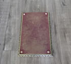 Vintage Hollywood Regency Vanity Tray Mirror Filigree Metal Gold Tone Ornate