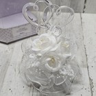 Vintage Plastic Wedding Bride   Groom Cake Topper With Hearts Hong Kong Wilton