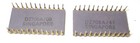 2 Vintage Texas Instruments D2708 Eproms Purple Gold Top   Leads Dip 24