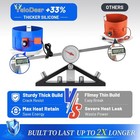 5 Gallon Honey Bucket Heater With 86  f-302  f Twist Thermostat   Metal Drum Heate
