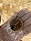 Circa 1943 Vintage Elgin Military Pocket Watch Wwii Era Ultra Rare Big Size 52mm