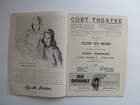 Playbill - Sleep No More - August 1944 - 7 Performances