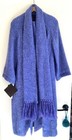 Vintage Donegal Design Mohair Coat     Nwt     Integrated Scarf     Size 38