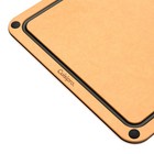 Cuisipro Fibre Wood Cutting Board With Silicone Feet  16 X 11 Inch 