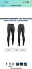 Black  Medium Size Sharkskin Chill Proof Long Pants For Water Sports