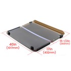 For 1985-1995 Yamaha G2 G9 Tinted Fold Down Golf Cart Windshield Windscreen