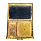 Compact Art Deco Gold Metal 1920 s Powder Make Up Beauty Cosmetic Max Factor