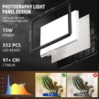 2 Pack Led Video Light Kit Studio Dimmable Photo Tripod Photography 2700-6500k